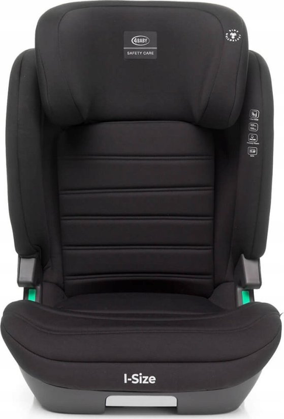 4Baby 4 BABY AutosedačkaAPP-FIX XXIV 100-150 cm Black I-Size