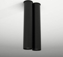 Shilo na strop LAMPA plafon ARIDA 1114 Shilo natynkowa OPRAWA tuby čierne