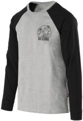 Helikon-Tex T-shirt Long Sleeve (Old School) - Mid Grey Melang