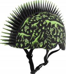 C-PREME prilba detský juniorski C-PREME T-REX BONEZ MOHAWK black roz. S CHILD FS 5+ (50-54 cm) (NEW)