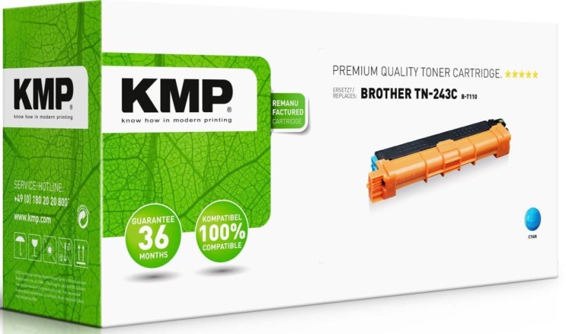 KMP cyan zastępuje Brother TN243C (1268.0003)