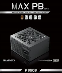 GameMax MAX P850B 850 W Hnedý Niemodularny