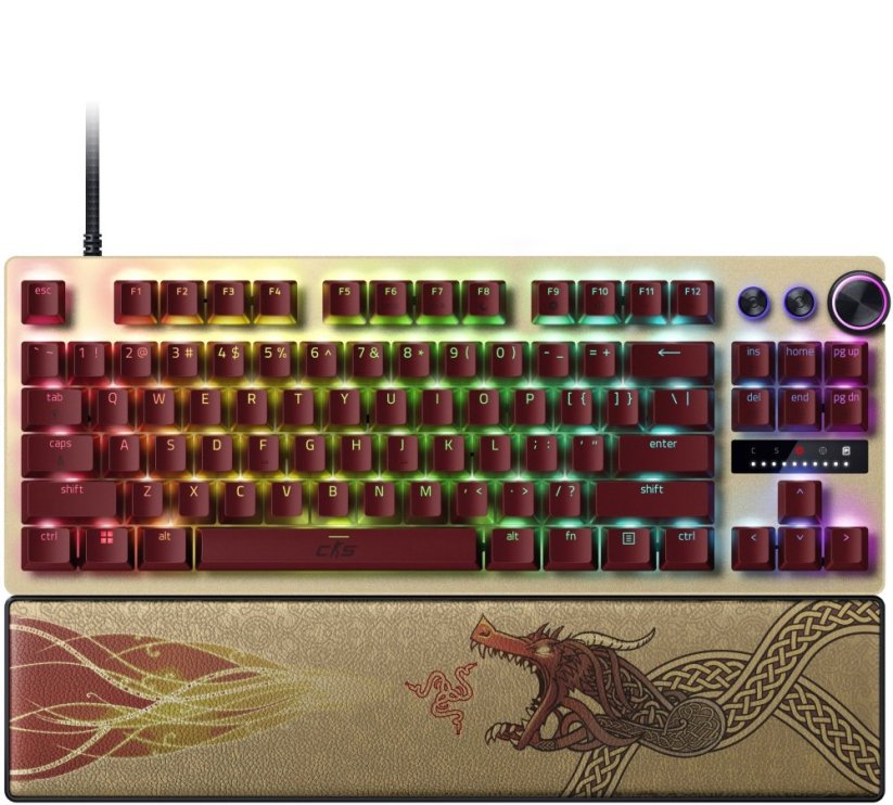 Razer Razer Huntsman V3 Pro Tenkeyless | Gaming Keyboard | Wired | US | Counter-Strike 2 Edition | USB Type-C | Razer Analog Optical Switch Gen-2