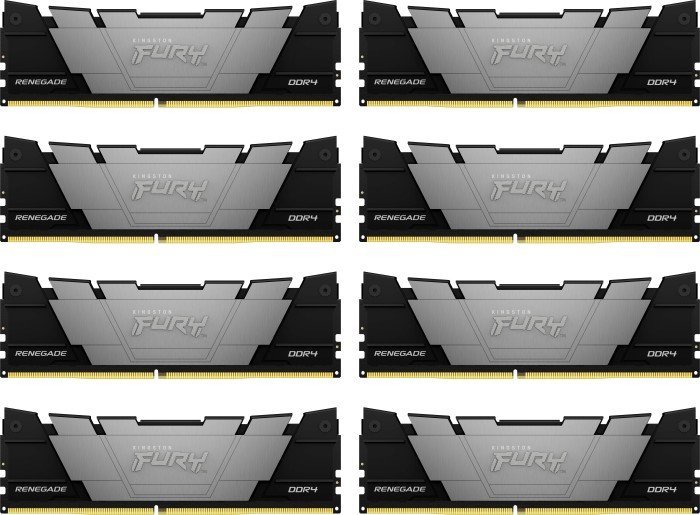 Kingston Fury KINGSTON 256GB 3200MT/s DDR4 CL16 DIMM Kit of 8 FURY Renegade Black