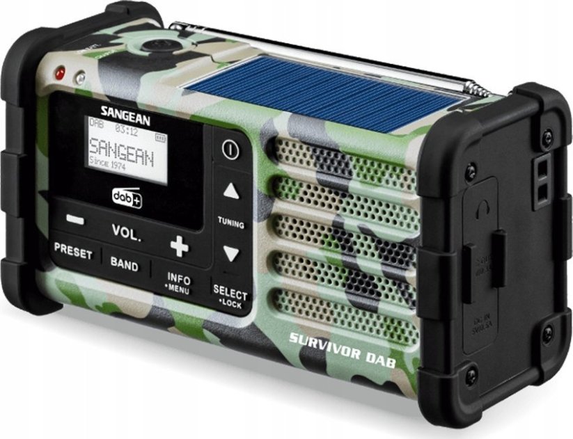 Sangean Daugiafunkcis radijas Sangean DAB+ / FM-RDS kamufliažinis / MMR-88 DAB+