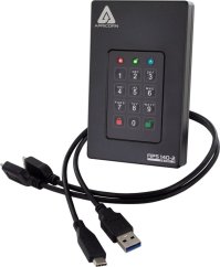 Apricorn Aegis Fortress L3 2000 GB Čierny