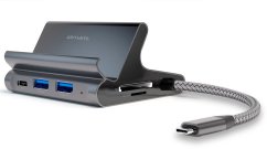 4smarts 7w1 DeX 2xUSB-C/ 2xUSB-A/ HDMI/SD/ microSD/ RJ45 Sivý (4SM000038)