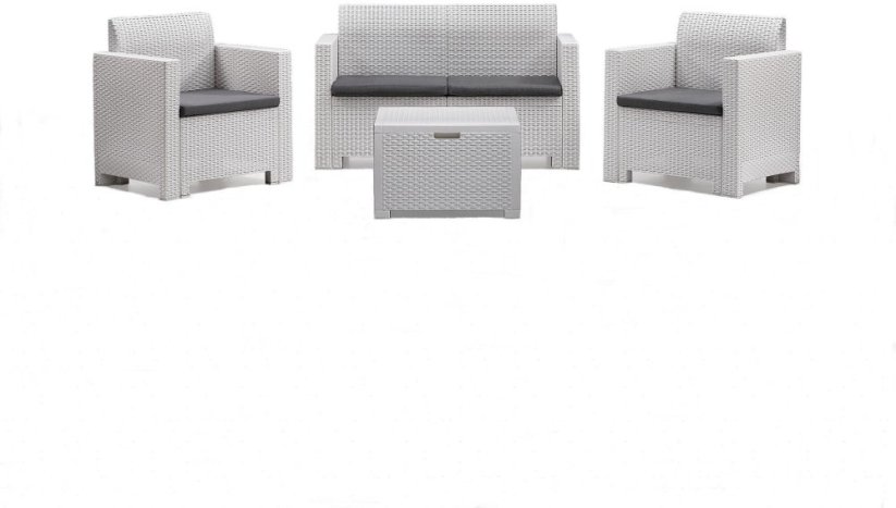 Gardena Garden furniture set Set Nebraska 2 white 8003723090671
