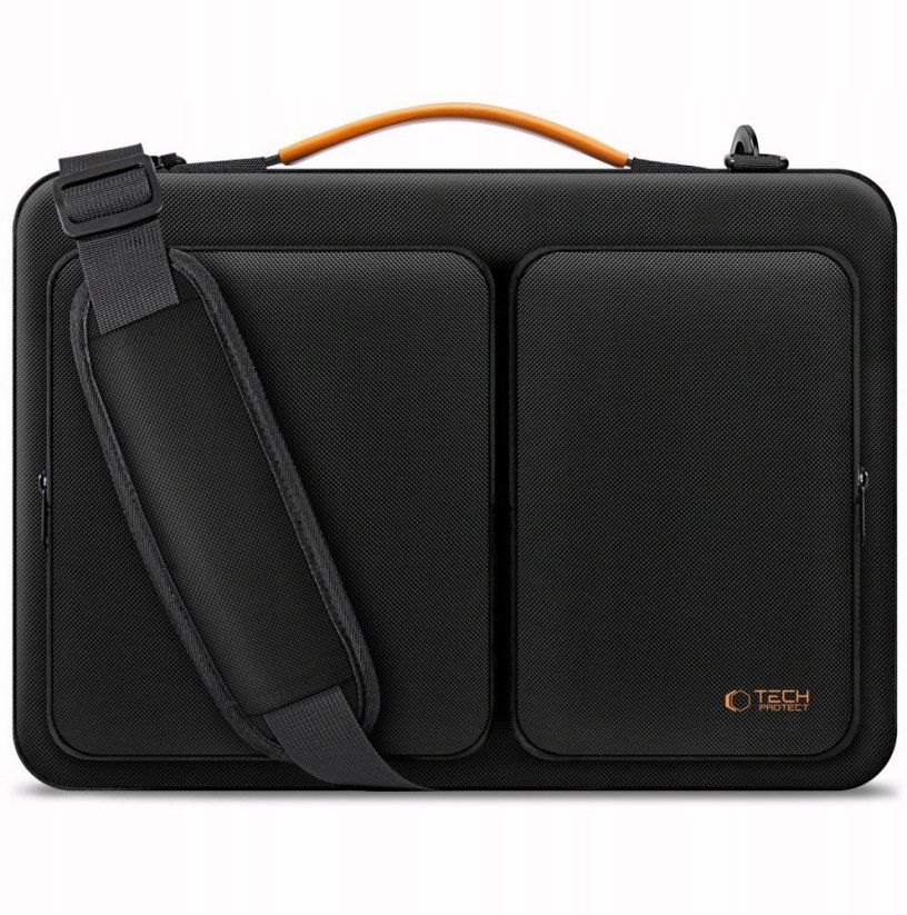 Tech-Protect Taška Tech-Protect Defender Bag Notebook 13-14 Black/orange