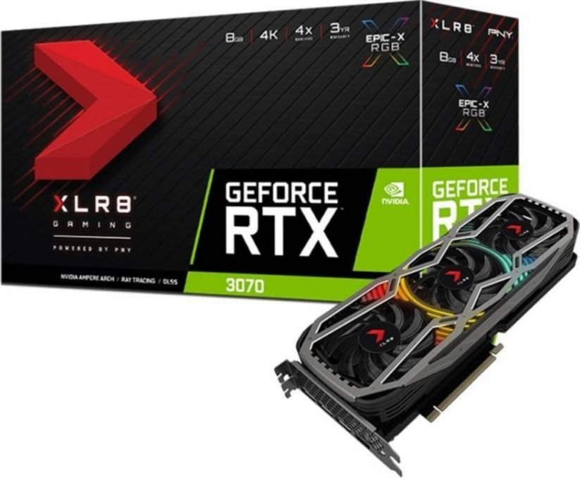 PNY GeForce RTX3070 Ti XLR8 Gaming Revel 8GB GDDR6 (VCG3070T8TFXPPB)