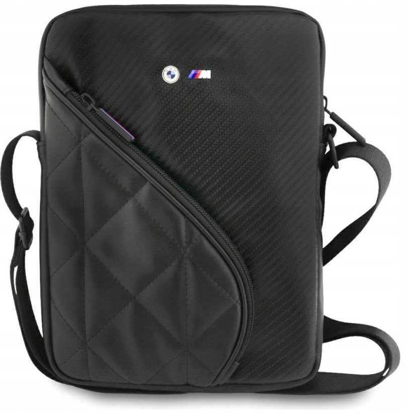 BMW Taška Carbon Pockets&Metal Logo 10" Čierny
