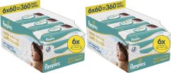 Pampers Chusteczki nawilżane Aqua Soft Touch 12x60 szt. Plastic Free