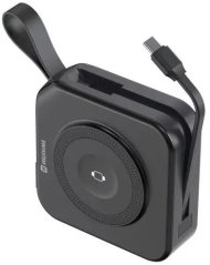Swissten Powerbank ALL-IN-ONE PRO Li-Pol 5/9/12V for charging phones and other devices 22013978 10000mAh kabel USB-C 1