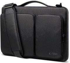 Tech-Protect Taška pre notebook 15-16 na ramię, Tech-Protect Defender Bag, Čierna