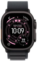 Apple Watch Ultra 3 49mm Black Titanium/Black Alpine Loop - Medium