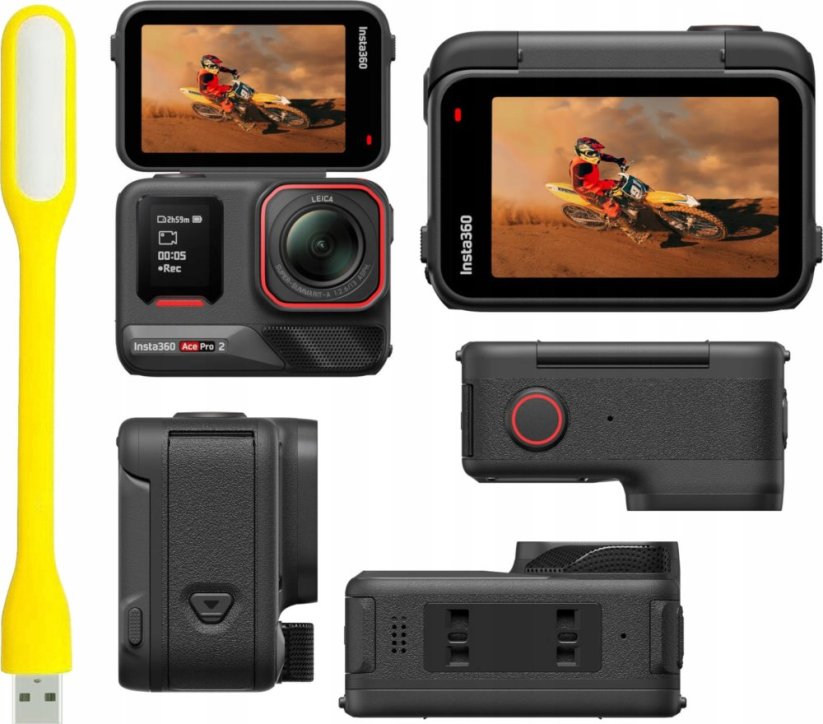 Insta360 Kamera Insta360 Ace Pro 2 z podwójną baterią
