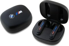 BMW BMW słuchawki Bluetooth BMBEMIATP20LOK    TWS + stacja dokująca Čierny/black Printed Logos