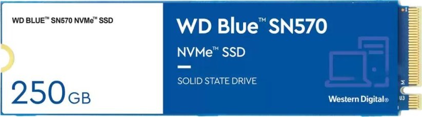 WD Blue SN570 250GB M.2 2280 PCI-E x4 Gen3 NVMe (WDS250G3B0C)