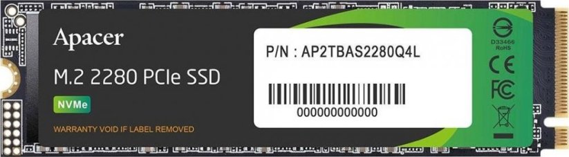 Apacer AS2280Q4L 1TB M.2 2280 PCI-E x4 Gen4 NVMe (AP1TBAS2280Q4L-1)