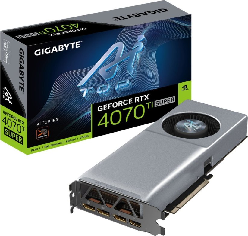 Gigabyte GeForce RTX 4070 Ti SUPER AI TOP 16GB GDDR6X (GV-N407TSAI TOP-16GD)