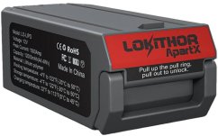 Lokithor Bateria LO-LIPO 1500A 44,4Wh do ApartX