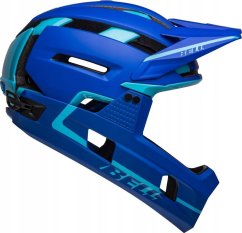 Bell Prilba na celú tvár BELL SUPER AIR R MIPS SPHERICAL matte gloss blues roz. L (59-63 cm)