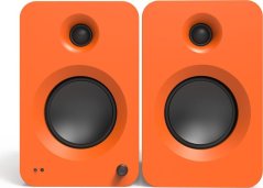 C2G KANTO AUDIO 200W POWERED BOOKSHELF SPEAKERS WITH HDMI ARC, USB-C, AND BLUETOOTH 5.3 - MATTE ORANGE, PAIR (INCL. TYPE C POWER CORD)