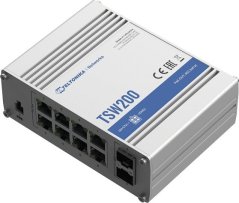 Teltonika Teltonika Ethernet Switch TSW200 10/100/1000 Mbps (RJ-45), Unmanaged, Desktop, Ethernet LAN (RJ-45) ports 8