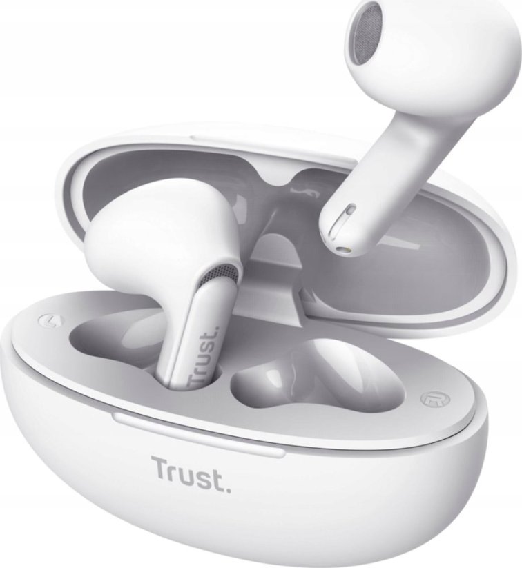 Trust Ausinės EARPHONES YAVI BT ENC/Baltas 25173 TRUST