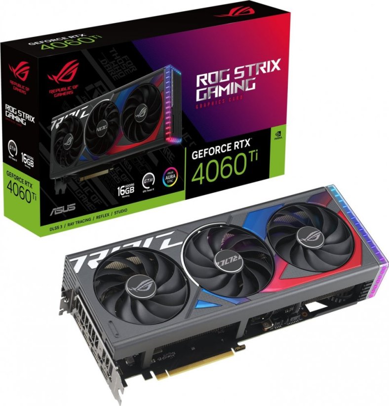 Asus ROG Strix GeForce RTX 4060 Ti 16GB GDDR6 (ROG-STRIX-RTX4060TI-A16G-GAMING)