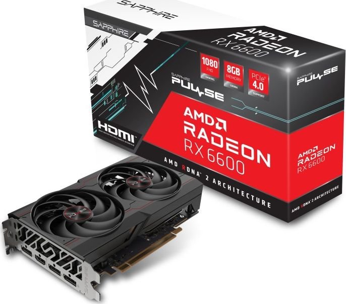 Sapphire Pulse Radeon 6600 8GB GDDR6 (11310-01-20G)