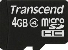 Transcend MicroSDHC 4 GB Class 4 (TS4GUSDC4)