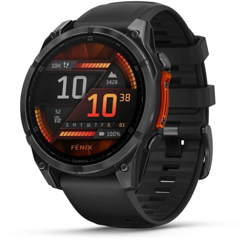 Garmin Fenix 8 47mm  AMOLED black Slate Grey 010-02904-00