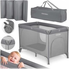 Ricokids Postieľka Turistické 125 x 65 x 78 cm RK-240 sivé