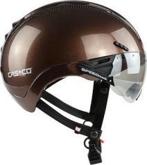 Casco prilba bicyklová CASCO ROADster plus braun metalic M + szyba sunset