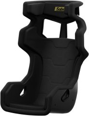 X Rocker Sabelt SRX-1 Fotel wyścigowy Simracing, Korpus z włókna Sklenenégo, wyściełany - deep black
