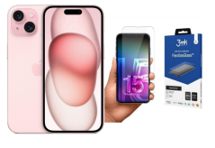 Apple iPhone 15 256GB Pink (MTP73) + FlexibleGlass