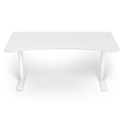 Arozzi Arena Gaming Desk - Large - Pure White (ARENA-PWT)