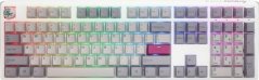 Ducky One 3 Mist Grey Gaming Keyboard, RGB LED - MX-Blue (US)
