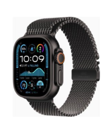 Apple Watch  Ultra 2 GPS + Cellular 49mm with Black Titanium Milanese Loop - L