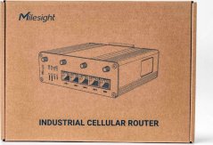 MILESIGHT Milesight UR35 Przemysłowy Router LTE z  Wi-Fi PoE i GPS  5* 10/100Mbps (1 * WAN + 4 * LAN) Wzmocniona Aluminiowa Obudowa Dual Sim 2* RS485 DI DO  TCP UDP Modbus MQTT