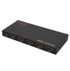 Roline Prepínač HDMI , 4x1, 4K 60 Hz, s obládaním