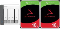Qnap TS-433-4G + 2x Seagate IronWolf 10TB (ST10000VN000)