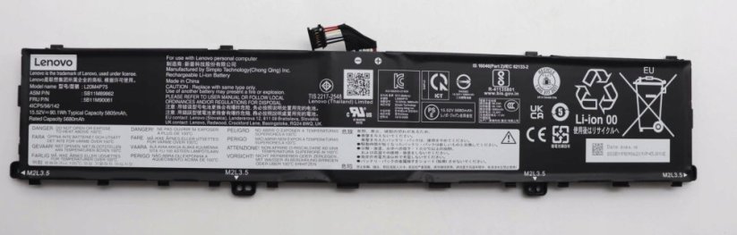 Lenovo 90Wh battery assembly for