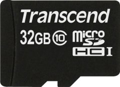 Transcend MicroSDHC 32 GB Class 10 UHS-I  (TS32GUSDHC10)