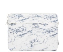iLike Taška na Notebook 15-16 Inches Fabric Notebook Bag With Strap Marble White ILIUN15LBMW