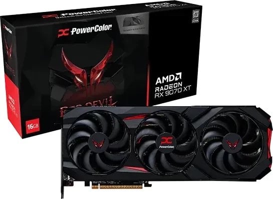 POWERCOLOR RX 9070 XT 16GB Powercolor Radeon Red Devil Special Edition OC GDDR6 3 Fan