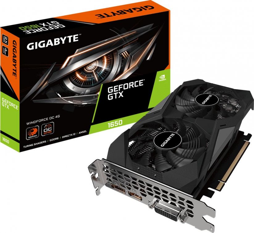 Gigabyte GeForce GTX 1650 D6 Windforce OC 4GB GDDR6 (GV-N1656WF2OC-4GD)