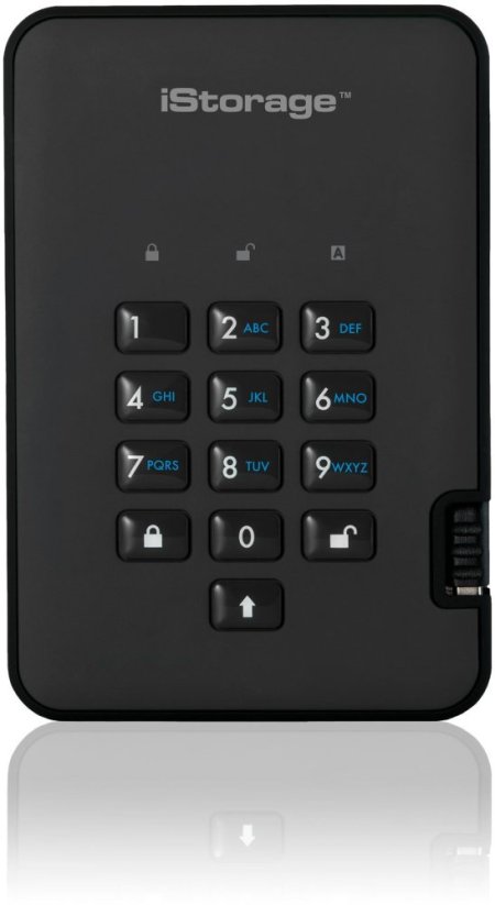 HDD iStorage diskAshur2 4TB Black (IS-DA2-256-4000-B)
