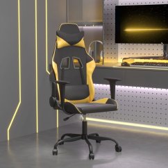 vidaXL Fotel gamingowy, čierno-Zrokový, sztuczna skóra